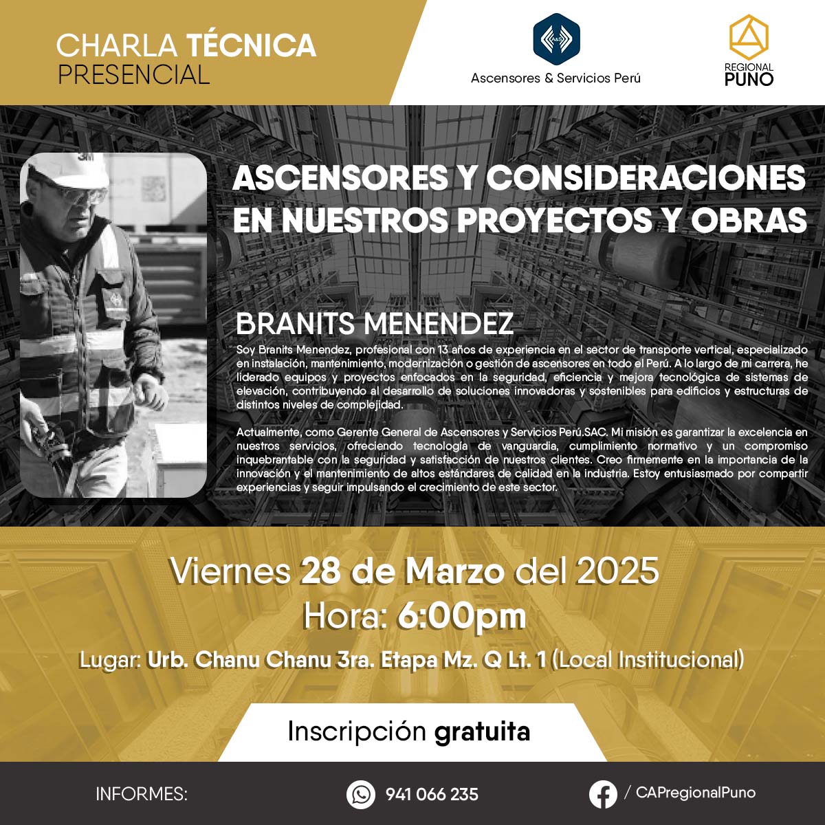 Modalidad: PRESENCIAL